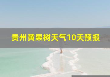 贵州黄果树天气10天预报