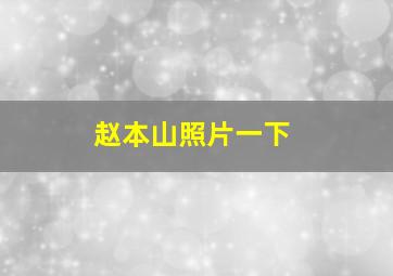 赵本山照片一下