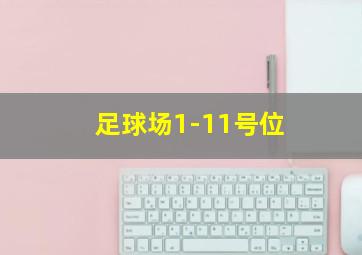 足球场1-11号位