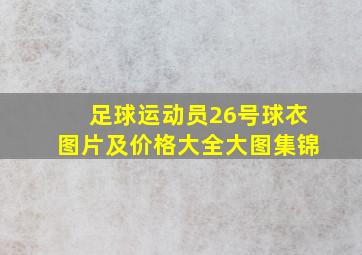 足球运动员26号球衣图片及价格大全大图集锦