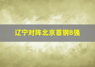 辽宁对阵北京首钢8强