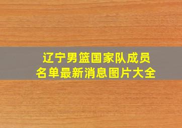 辽宁男篮国家队成员名单最新消息图片大全