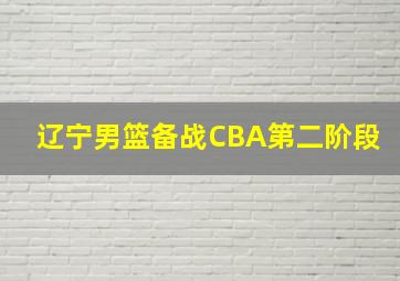 辽宁男篮备战CBA第二阶段