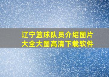 辽宁篮球队员介绍图片大全大图高清下载软件