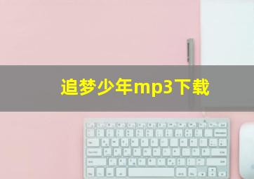 追梦少年mp3下载