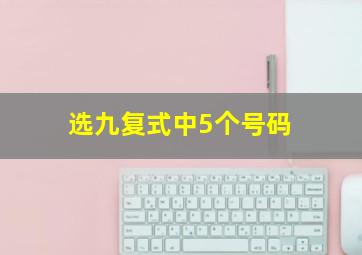 选九复式中5个号码