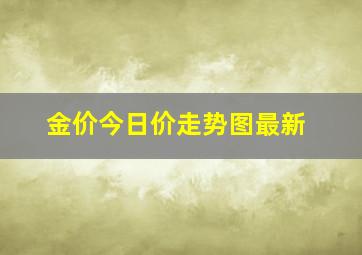 金价今日价走势图最新