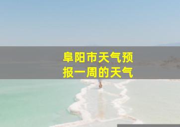 阜阳市天气预报一周的天气