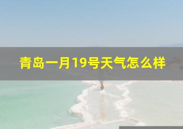 青岛一月19号天气怎么样