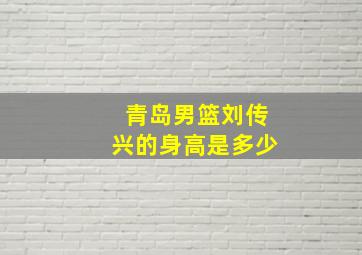 青岛男篮刘传兴的身高是多少