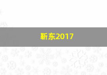 靳东2017