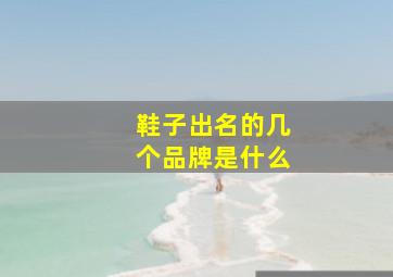 鞋子出名的几个品牌是什么