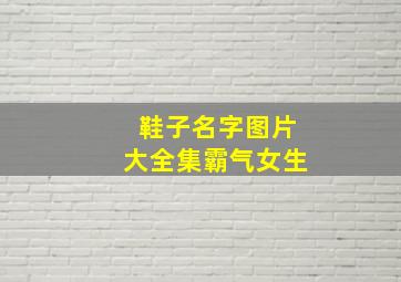 鞋子名字图片大全集霸气女生