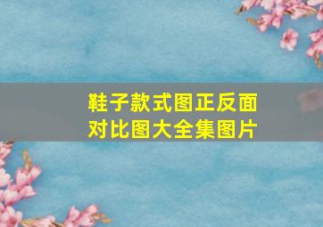 鞋子款式图正反面对比图大全集图片