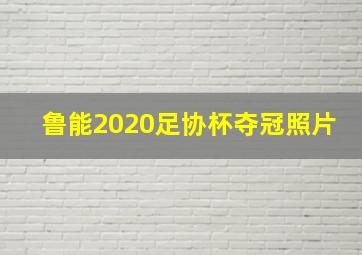 鲁能2020足协杯夺冠照片