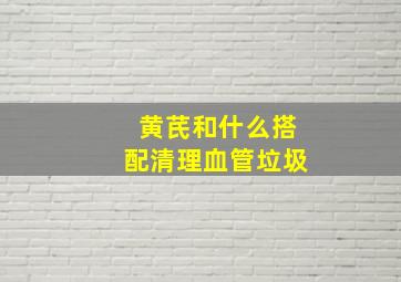 黄芪和什么搭配清理血管垃圾