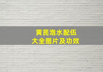 黄芪泡水配伍大全图片及功效