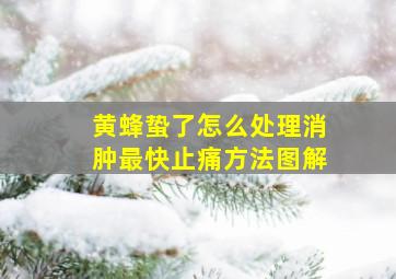 黄蜂蛰了怎么处理消肿最快止痛方法图解