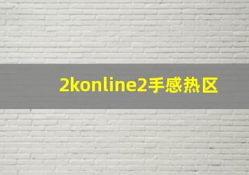 2konline2手感热区