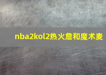 nba2kol2热火詹和魔术麦