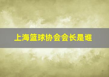 上海篮球协会会长是谁