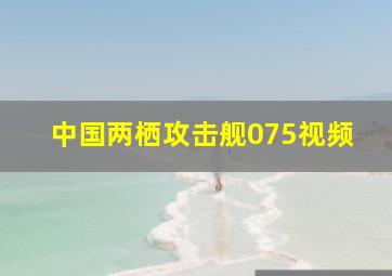 中国两栖攻击舰075视频