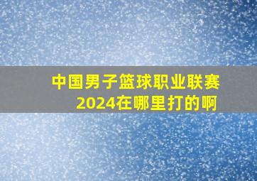 中国男子篮球职业联赛2024在哪里打的啊