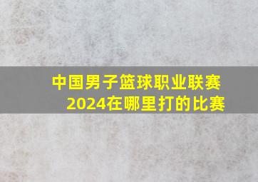 中国男子篮球职业联赛2024在哪里打的比赛