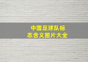 中国足球队标志含义图片大全