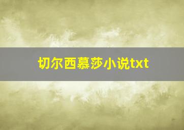 切尔西慕莎小说txt