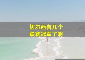 切尔西有几个联赛冠军了啊