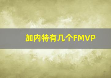 加内特有几个FMVP