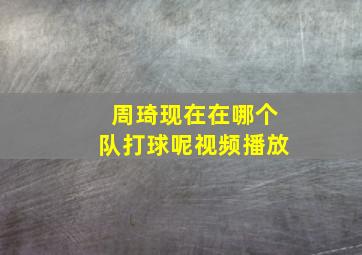 周琦现在在哪个队打球呢视频播放