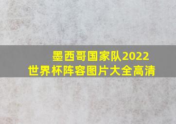 墨西哥国家队2022世界杯阵容图片大全高清