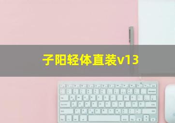 子阳轻体直装v13