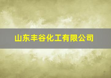 山东丰谷化工有限公司