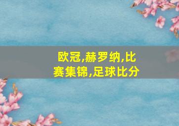 欧冠,赫罗纳,比赛集锦,足球比分