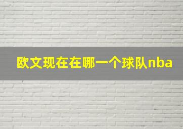 欧文现在在哪一个球队nba