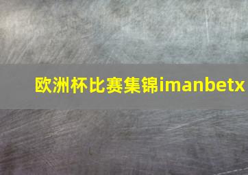 欧洲杯比赛集锦imanbetx