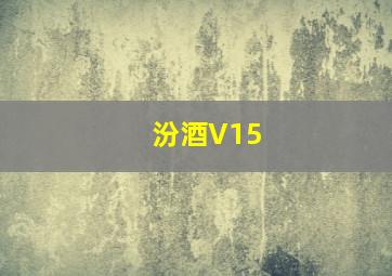 汾酒V15