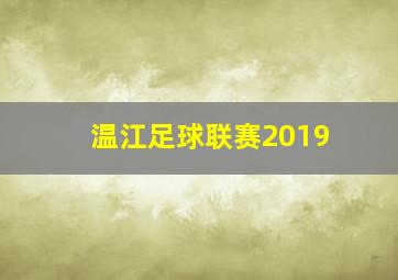 温江足球联赛2019