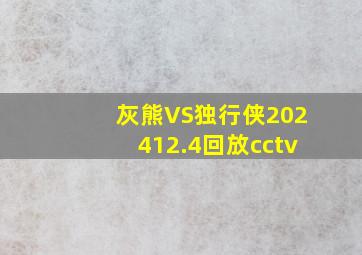 灰熊VS独行侠202412.4回放cctv