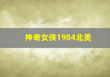 神奇女侠1984北美