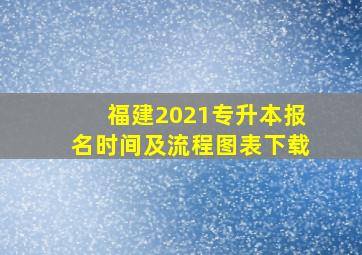 福建2021专升本报名时间及流程图表下载