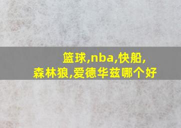 篮球,nba,快船,森林狼,爱德华兹哪个好