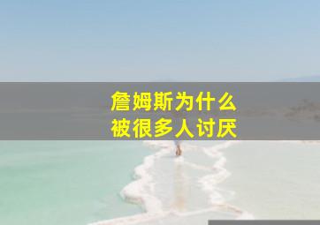 詹姆斯为什么被很多人讨厌