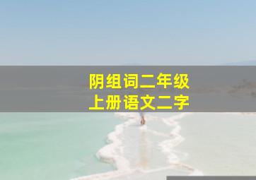 阴组词二年级上册语文二字